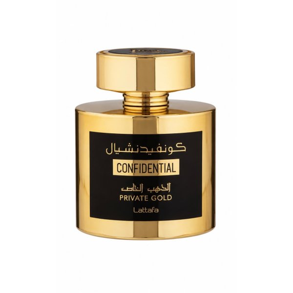 Apa de parfum Lattafa Confidential Private Gold, 100 ml, femei 