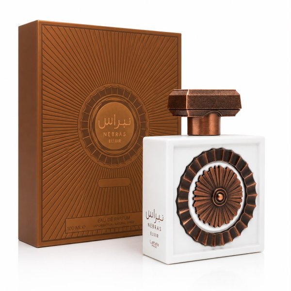 Apa de parfum Lattafa Nebras Elixir, 100ml, unisex